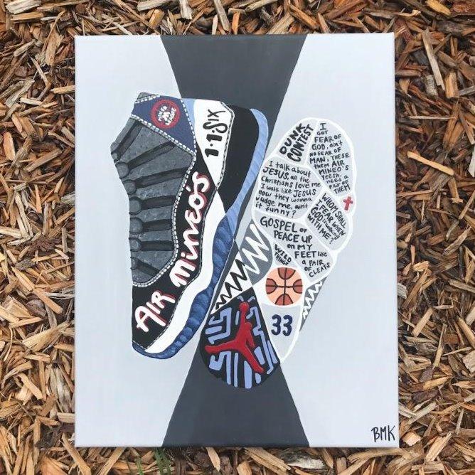 Andy Mineo - Air Mineo's Shoes 11x14 Canvas